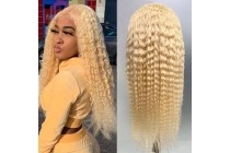 Blonde Wig Good Hair Extensions Deep Wave Wigs Human Hair 13×6 Lace Front Wigs