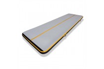 Air Floor Gymnastics Air Track Bouncy Tumble Mat Gymnastics Gray Surface Yoga Fitness Use 
