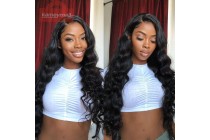 Curly Wigs Black Human Hair Extensions Lace Front Wigs Body Wave Hair Kameymall