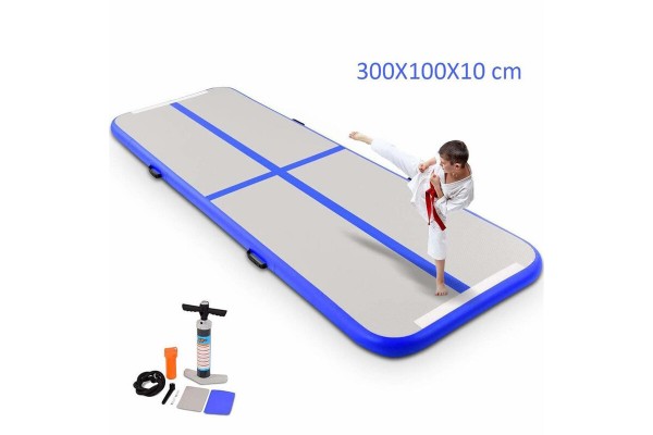 Gym Air Track Purple Inflatable Tumble Air Mat Equipment Yoga Training Kameymall 
