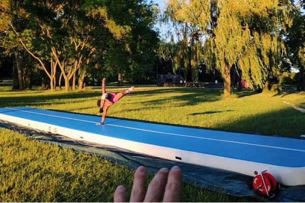 Gymnastics Air Track Water Airtrack Inflatable Air Track Tumble Mats for Home Training 