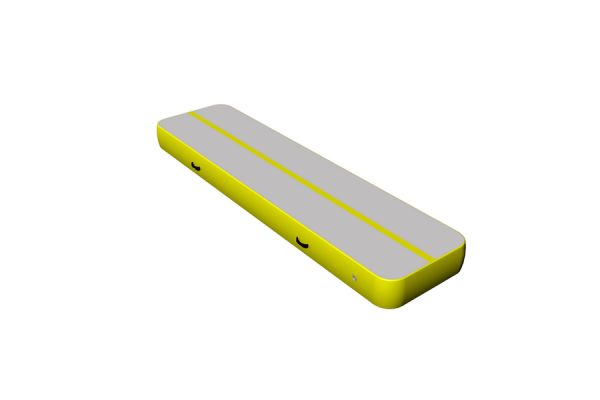 Air Track Best Gymnastics Shipping Top Quality Gray Surface Yellow Side Mat Kameymall