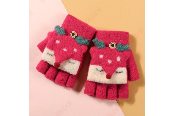 Kid Snow Gloves Cartoon Baseball Glove Warm Gloves Gloves Knitting Pattern Kameymall