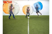 Zorb Ball Bubble Soccer UK Human Blow Up Ball Half Orange Transparent Kameymall
