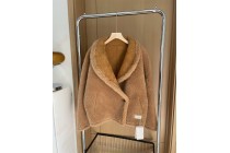 Sherpa Jacket Puffy Jacket Oversized Jackets Women Baggy Working Jacket Kameymall