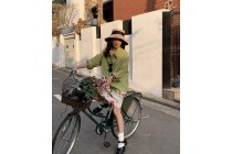 Vintage Basic Style Shirt Women Casual Shirt Long Sleeve Blouses Loose Kameymall