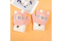 Fingerless Gloves Knit Workout Gloves Womens Winter Gloves Kids Glove Kameymall