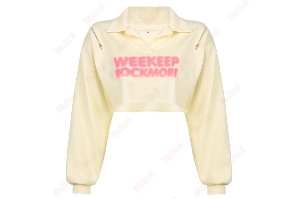 Print Essential Sweatshirt Personality Contrast Color Adult Sweatshirts Kameymall