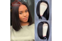 Lace Wig Best Quality Hair Extensions Lace Front Wig Straight Hair Bob Wig Kameymall