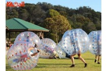 Zorb Ball Human Bubble Suit Orange Blue Dots Balls Big Hamster Ball For Humans


