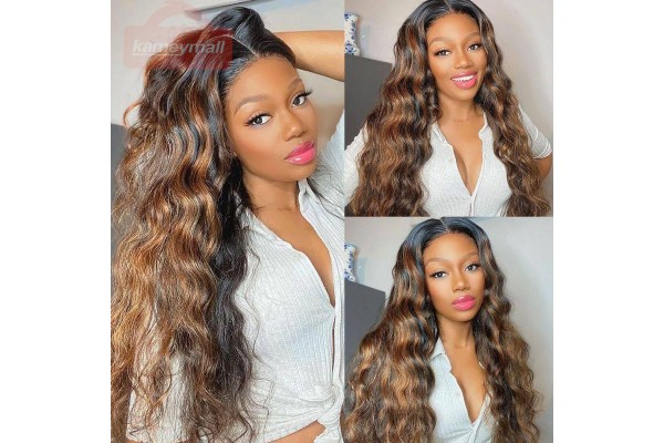 Blonde Wig Best Quality Hair Extensions Body Wave 13×4 Lace Front Wigs Kameymall