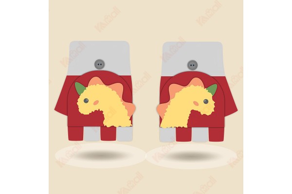 Women's Gloves Fashion Cartoon Glove Winter Gloves Cotton Winter Gloves Kameymall