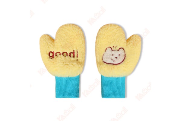 Women's Gloves Fashion Cotton Gloves Baseball Glove Girls Fleece Gloves Kameymall